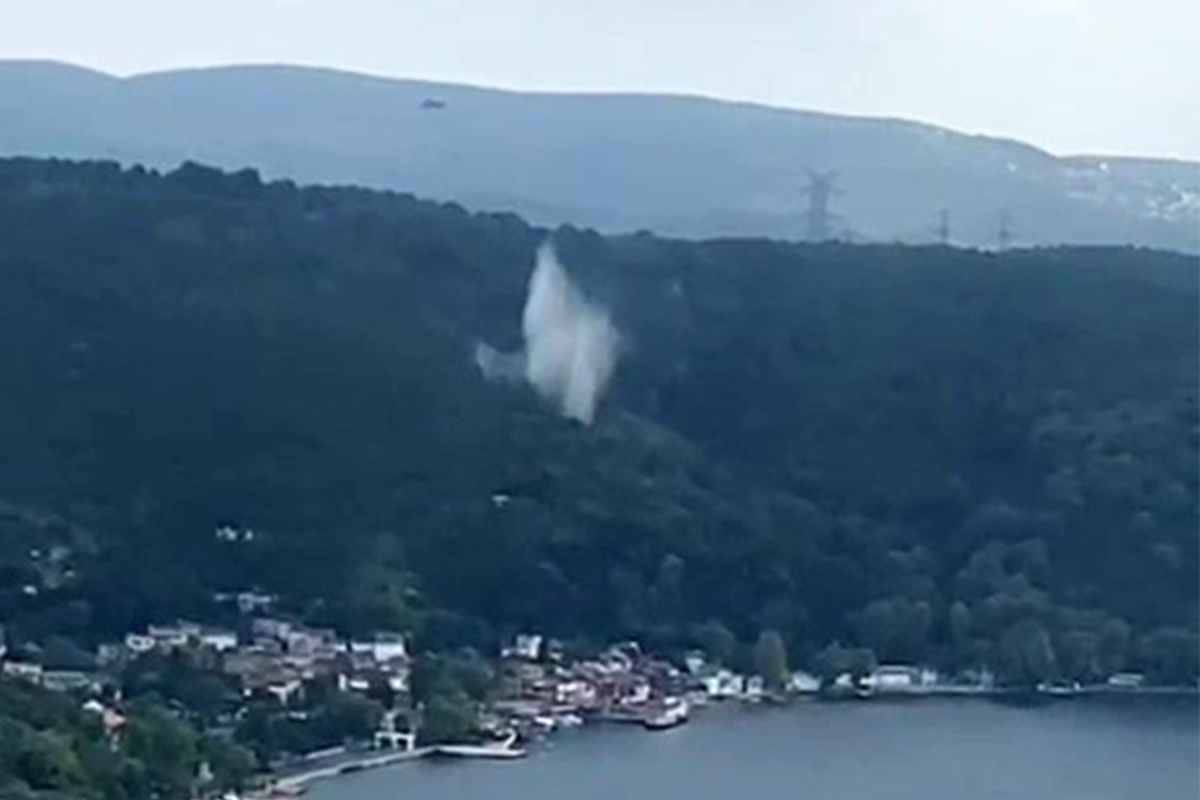 Beykoz Anadolu Kavağı'nda orman yangını
