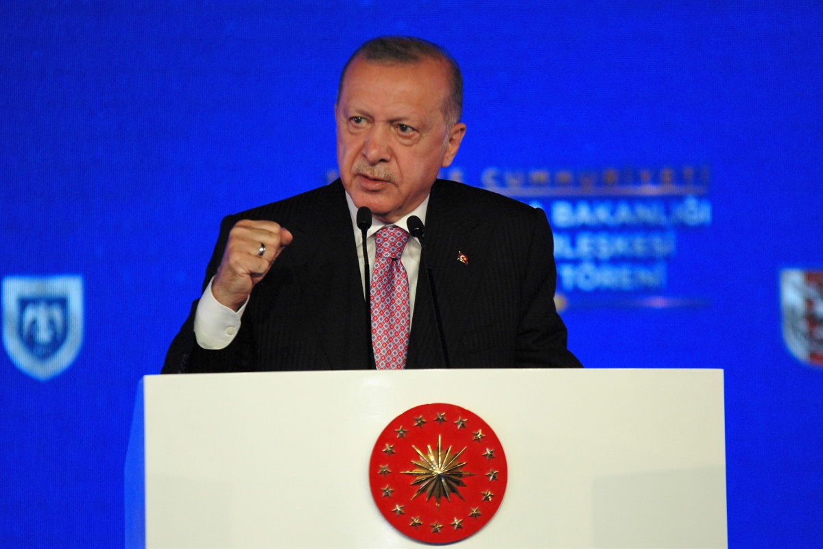 Cumhurbaşkanı Erdoğan, Ay Yıldız Yerleşkesi'nin temel atılma törenine katıldı