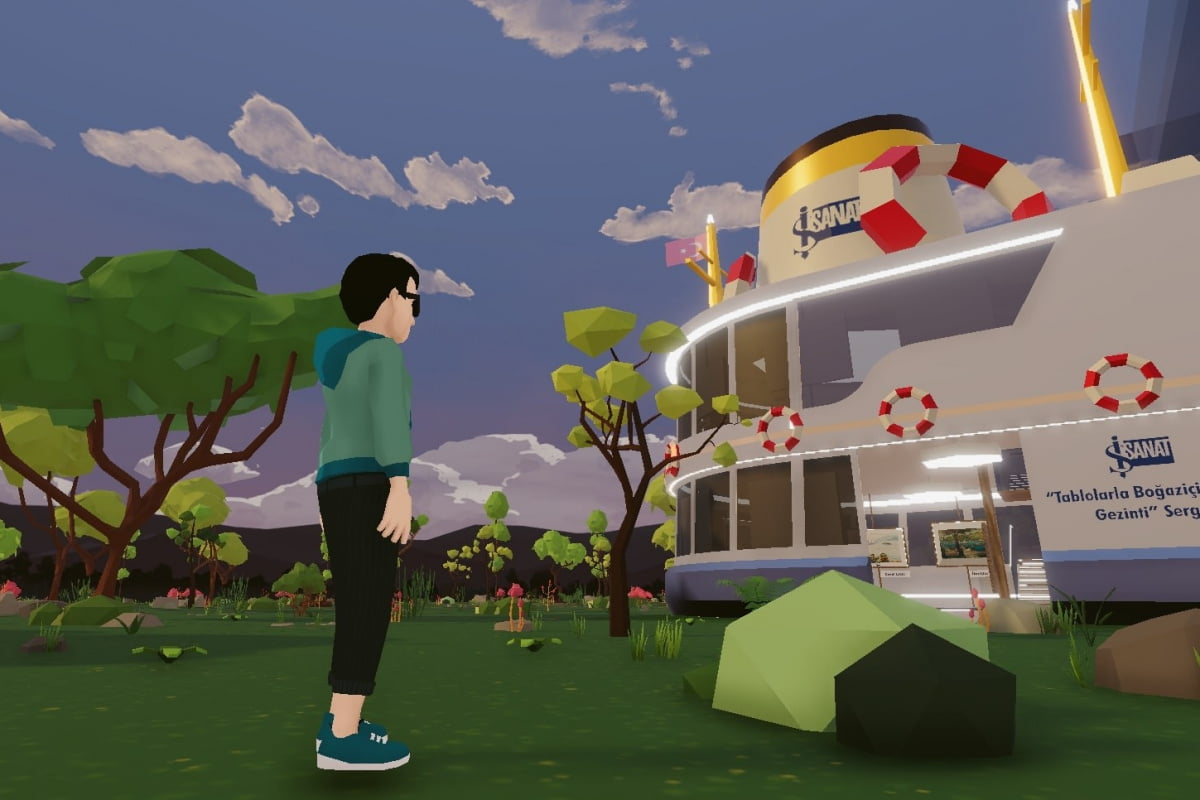‘Tablolarla Boğaziçi'nde Bir Gezinti' sergisi Metaverse'te