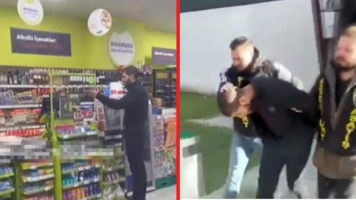 Sen misin kasiyerden hesap soran! Genç kadına