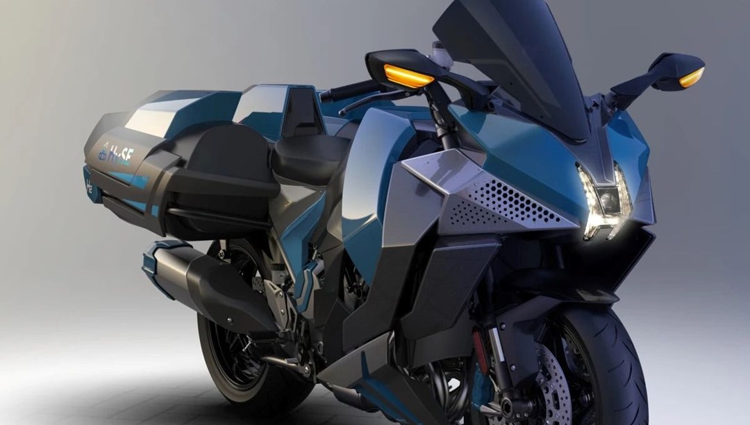 Kawasaki'den bir ilk: Hidrojen motorlu motosikletini tanıttı