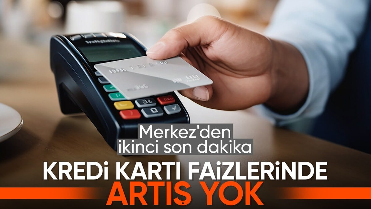 TCMB: Kredi kartı azami faiz ve komisyon oranları değişmeyecek