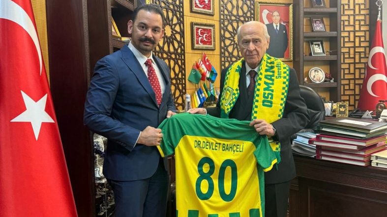 Osmaniyespor, Onursal Başkan olarak Devlet Bahçeli'yi Seçti