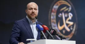 Bilal Erdoğan, "Peygamberimiz Temalı Yapay Zeka ile Dijital İçerik Geliştirme Projesi"nin ödül töreninde konuştu