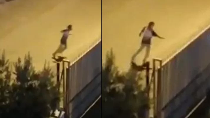 Antalya'da sokak ortasında hayali kişiyle kavga etti! Bu görüntüler olay oldu