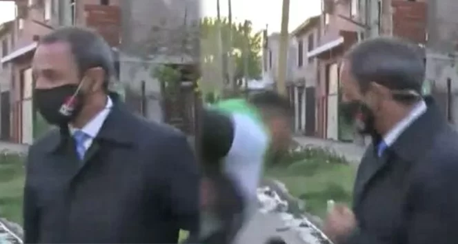 Arjantin'de canlı yayında soyuldu