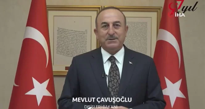Bakan Çavuşoğlu'ndan saat 19.23'te Cumhuriyet Bayramı paylaşımı